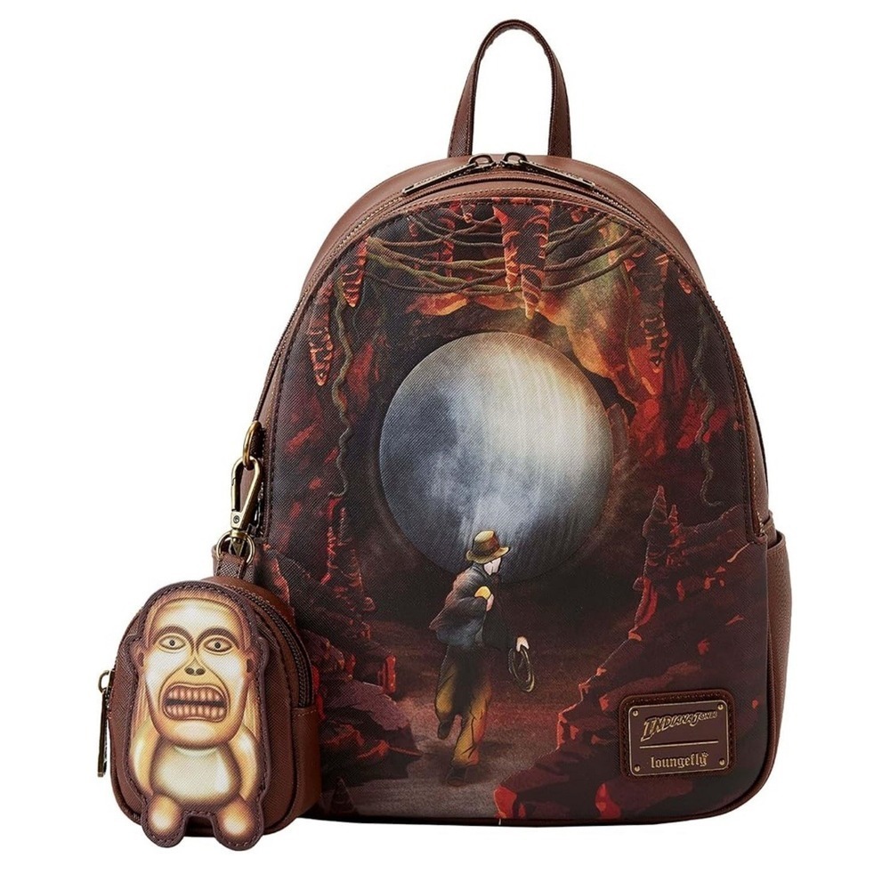 Loungefly Indiana Jones Raiders Idol Bag Backpack NWT